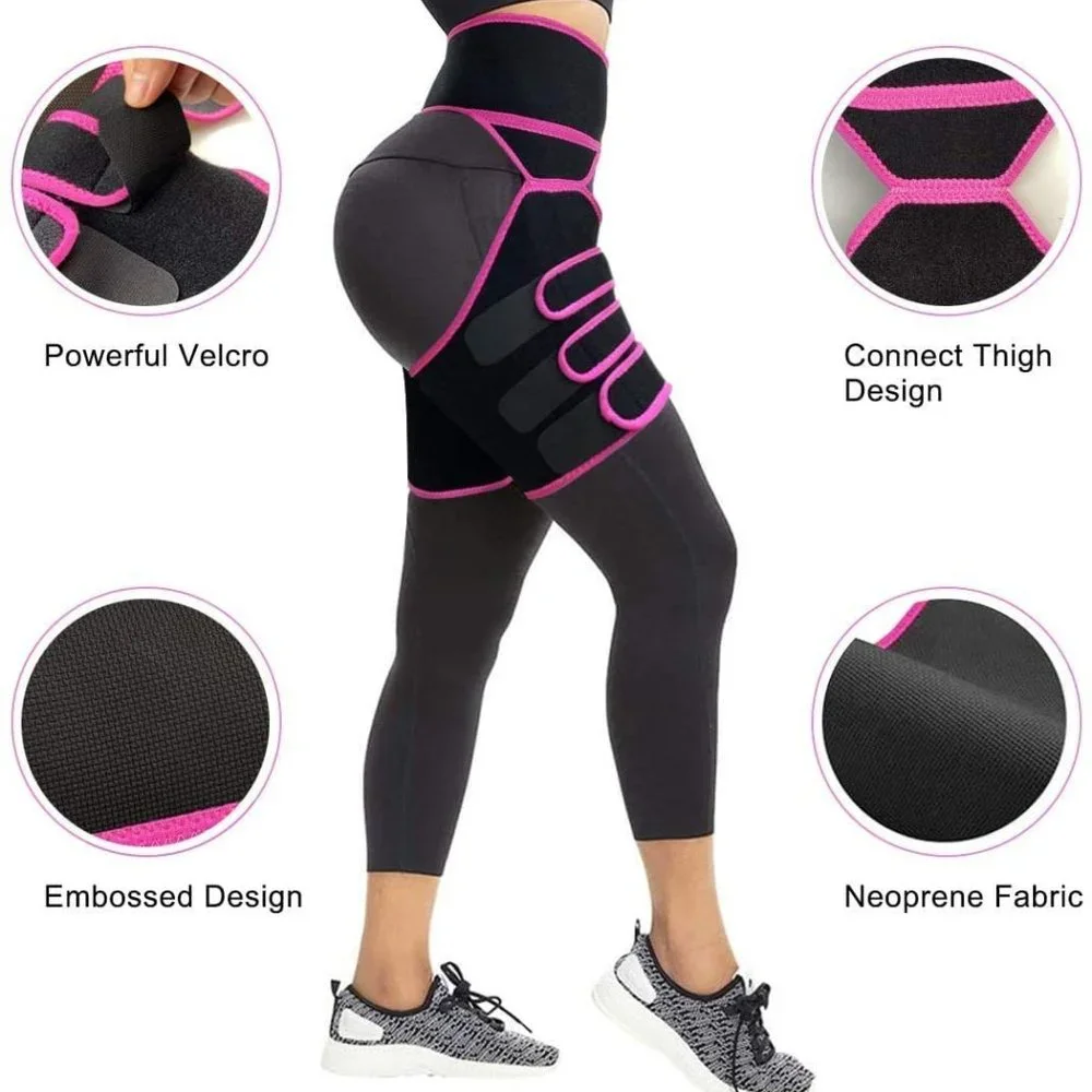 Waist Trainer 3 in 1 Waist Thigh Trimmer and Weight Loss - Picture 6 of 7